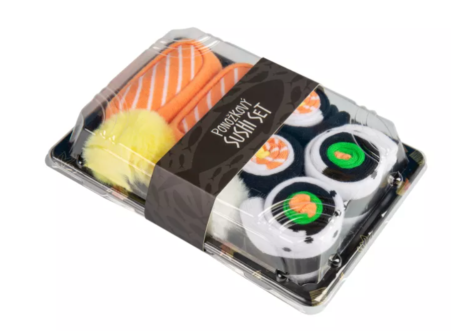 Levně Velký ponožkový sushi set